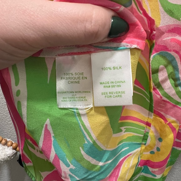 Lilly Pulitzer Silk Top - Picture 4 of 4
